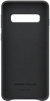 Чехол Samsung G973 Galaxy S10 Leather Cover Black (EF-VG973LBEG)