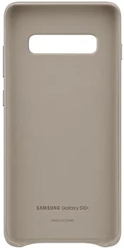 Чехол Samsung G975 Galaxy S10 Plus Leather Cover Gray (EF-VG975LJEG)