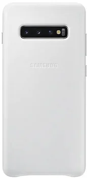 Чехол Samsung G975 Galaxy S10 Plus Leather Cover White (EF-VG975LWEG)