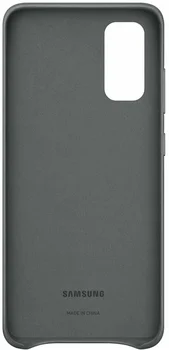 Чехол Samsung G980 Galaxy S20 Leather Cover Gray (EF-VG980LJEG)
