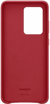 Чохол Samsung G988 Galaxy S20 Ultra Leather Cover Red (EF-VG988LREG)