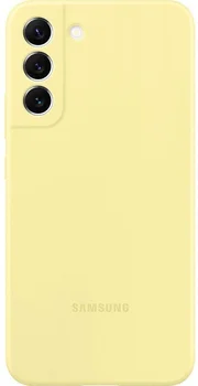 Чехол Samsung Galaxy S22+ Silicone Cover Butter Yellow (EF-PS906TYEG)