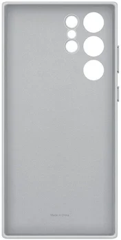 Чохол Samsung Leather Case для Samsung Galaxy S22 Ultra Gray (EF-VS908LJEGRU)