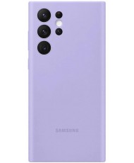 Чехол Samsung Silicone Case для Samsung Galaxy S22 Ultra Lavender (EF-PS908TVEGRU)