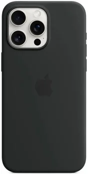 Чехол Silicone Case [Plastic Box] для iPhone 15 Pro Max Black