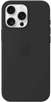 Чехол Silicone Case [Plastic Box] для iPhone 16 Pro Max Black