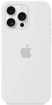 Чехол Silicone Case [Plastic Box] для iPhone 16 Pro Max White