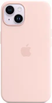 Чохол Silicone Case with MagSafe and Animation [Colorless] для iPhone 14 Chalk Pink