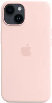 Чохол Silicone Case with MagSafe and Animation [Colorless] для iPhone 14 Chalk Pink