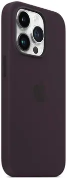Чехол Silicone Case with MagSafe and Animation [Colorless] для iPhone 14 Pro Elderberry