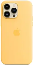 Чохол Silicone Case with MagSafe and Animation [Colorless] для iPhone 14 Pro Max Sunglow