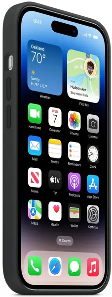 Чохол Silicone Case with MagSafe and Animation [Colorless] для iPhone 14 Pro Midnight