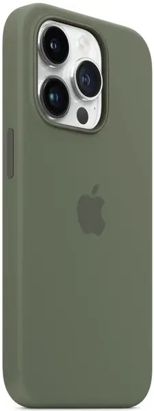 Чохол Silicone Case with MagSafe and Animation [Colorless] для iPhone 14 Pro Olive