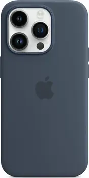 Чехол Silicone Case with MagSafe and Animation [Colorless] для iPhone 14 Pro Storm Blue