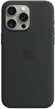 Чехол Silicone Case with MagSafe and Animation [Colorless] для iPhone 15 Pro Black