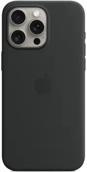 Чохол Silicone Case with MagSafe and Animation [Colorless] для iPhone 15 Pro Max Black