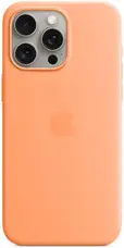 Чохол Silicone Case with MagSafe and Animation [Colorless] для iPhone 15 Pro Max Orange Sorbet