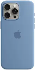 Чохол Silicone Case with MagSafe and Animation [Colorless] для iPhone 15 Pro Max Winter Blue