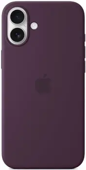 Чохол Silicone Case with MagSafe and Animation [Colorless] для iPhone 16 Plum
