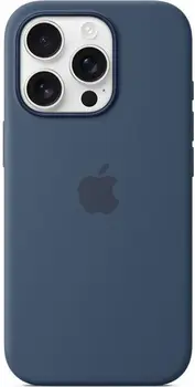 Чохол Silicone Case with MagSafe and Animation [Colorless] для iPhone 16 Pro Denim