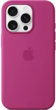 Чохол Silicone Case with MagSafe and Animation [Colorless] для iPhone 16 Pro Fuchsia