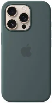 Чохол Silicone Case with MagSafe and Animation [Colorless] для iPhone 16 Pro Lake Green
