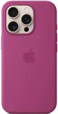 Чохол Silicone Case with MagSafe and Animation [Colorless] для iPhone 16 Pro Max Fuchsia