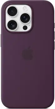 Чохол Silicone Case with MagSafe and Animation [Colorless] для iPhone 16 Pro Plum
