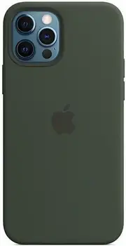 Чохол Silicone Case with MagSafe and Animation для iPhone 12 Pro Max Cyprus Green
