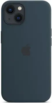 Чехол Silicone Case with MagSafe and Animation для iPhone 13 Abyss Blue