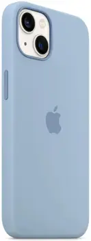 Чохол Silicone Case with MagSafe and Animation для iPhone 13 Blue Fog
