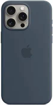 Чохол Silicone Case with MagSafe and Animation для iPhone 13 Pro Max Abyss Blue