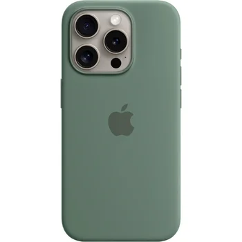Чехол Silicone Case with MagSafe iPhone 15 Pro Cypress