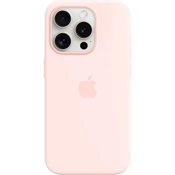 Чехол Silicone Case with MagSafe iPhone 15 Pro Light Pink