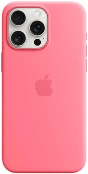 Чехол Silicone Case with MagSafe iPhone 15 Pro Max Pink