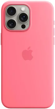 Чехол Silicone Case with MagSafe iPhone 15 Pro Max Pink