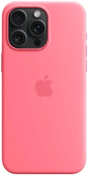Чехол Silicone Case with MagSafe iPhone 15 Pro Max Pink