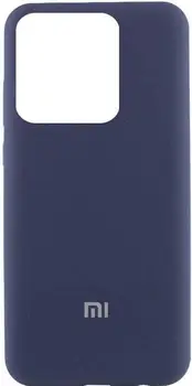 Чехол Silicone Cover Lakshmi (AAA) with Logo для Xiaomi Poco X6 / Note 13 Pro 5G Midnight Blue