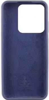 Чехол Silicone Cover Lakshmi (AAA) with Logo для Xiaomi Poco X6 / Note 13 Pro 5G Midnight Blue