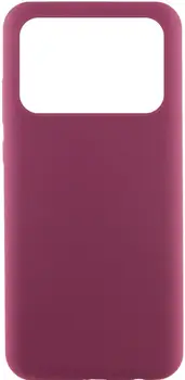 Чохол Silicone Cover Lakshmi (AAA) для Xiaomi Poco X6 Pro Plum