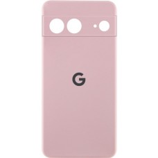 Чохол Silicone Cover Lakshmi Full Camera (AAA) with Logo для Google Pixel 7 Pink Sand