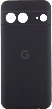 Чохол Silicone Cover Lakshmi Full Camera (AAA) with Logo для Google Pixel 7a Black