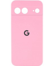 Чохол Silicone Cover Lakshmi Full Camera (AAA) with Logo для Google Pixel 7a Light Pink