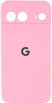 Чохол Silicone Cover Lakshmi Full Camera (AAA) with Logo для Google Pixel 7a Light Pink