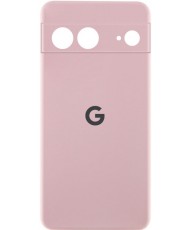 Чохол Silicone Cover Lakshmi Full Camera (AAA) with Logo для Google Pixel 7a Pink Sand