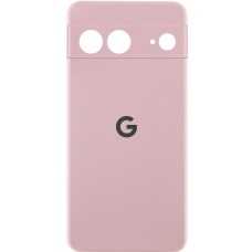 Чохол Silicone Cover Lakshmi Full Camera (AAA) with Logo для Google Pixel 7a Pink Sand