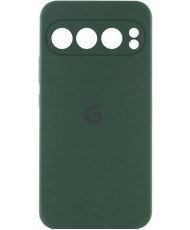 Чехол Silicone Cover Lakshmi Full Camera (AAA) with Logo для Google Pixel 9 Pro XL Cyprus Green