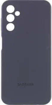 Чохол Silicone Cover Lakshmi Full Camera (AAA) with Logo для Samsung Galaxy A15 4G/5G / M15 5G Dark Gray