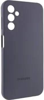Чохол Silicone Cover Lakshmi Full Camera (AAA) with Logo для Samsung Galaxy A15 4G/5G / M15 5G Dark Gray
