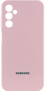 Чехол Silicone Cover Lakshmi Full Camera (AAA) with Logo для Samsung Galaxy A15 4G/5G / M15 5G Pink Sand